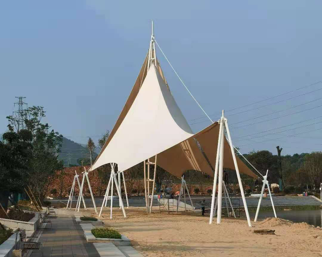 株洲市醴陵市陶子湖PTFE景觀膜結(jié)構(gòu)建筑