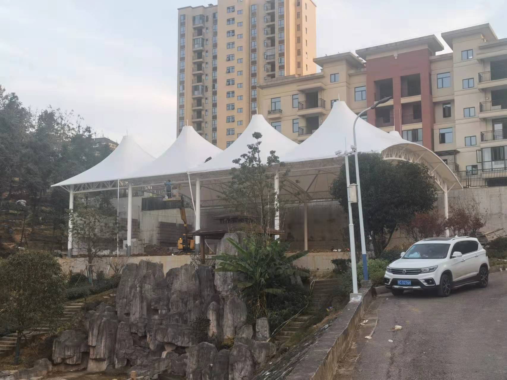 咸寧財(cái)政局門球場膜結(jié)構(gòu)建筑
